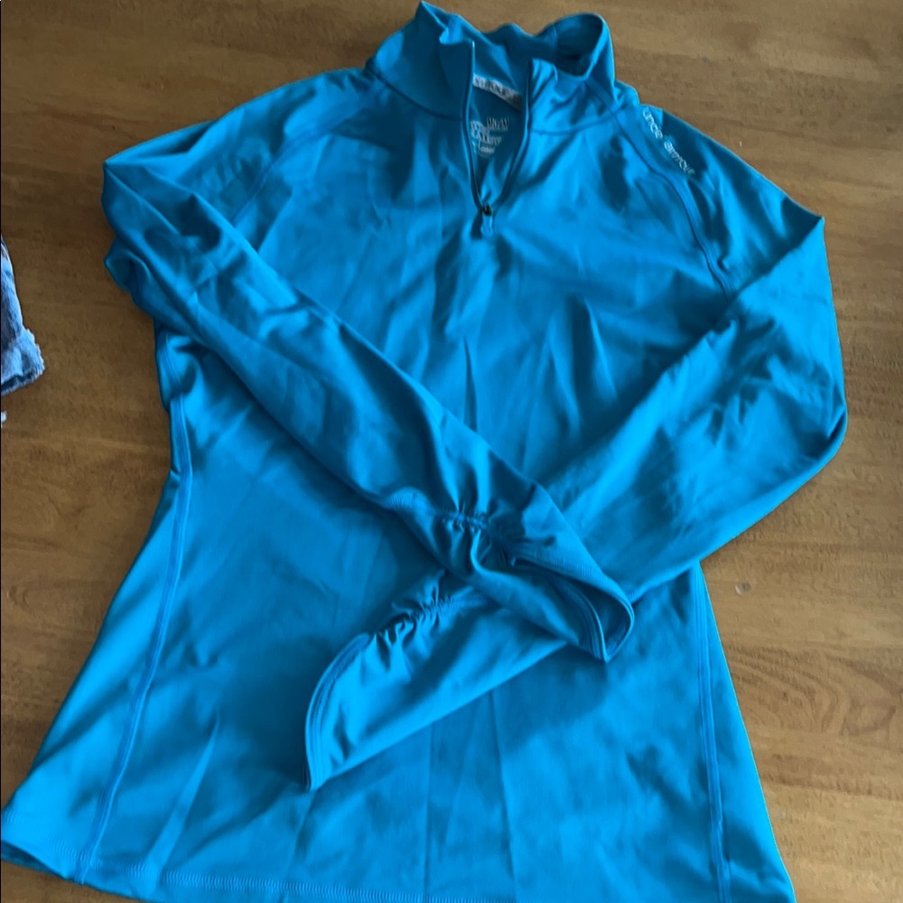 Women's Blue Athletic Top